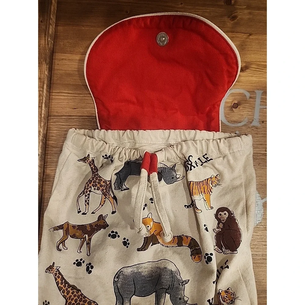 Knoxville Zoo Animal Drawstring Vintage‎ Kids Backpack